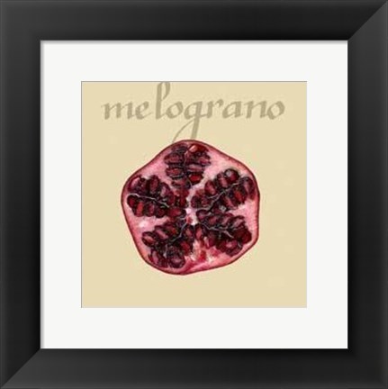 Framed Italian Fruit I Print