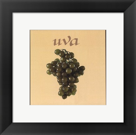 Framed Italian Fruit IV Print