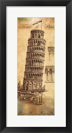 Framed Architecture II Print