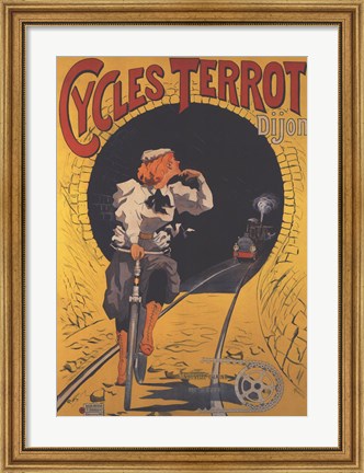 Framed Cycles Terrot Print