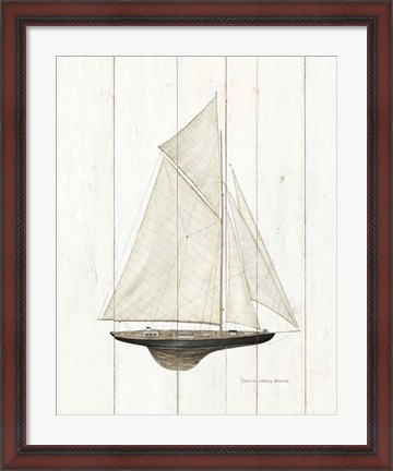 Framed Sailboat I Print