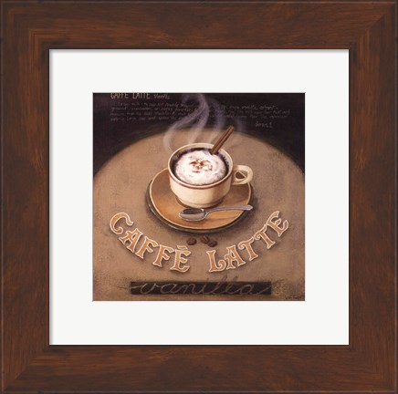 Framed Cafe-Latte Print