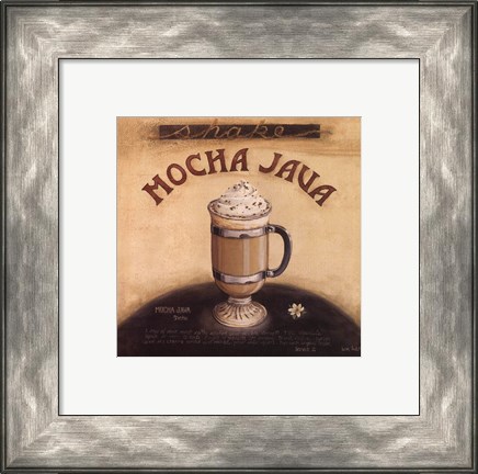 Framed Mocha Java Print