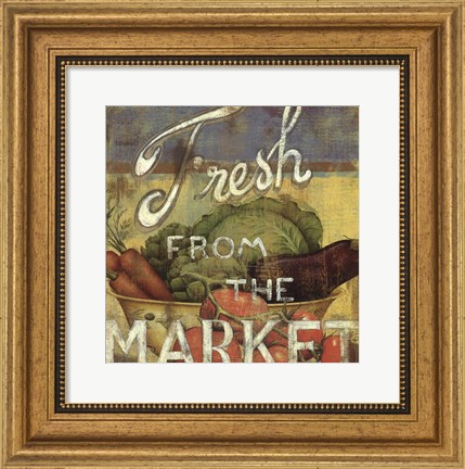 Framed From The Market IV Print