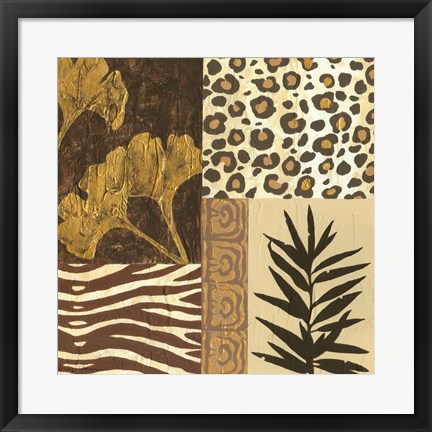 Framed Sophisticated Safari II Print