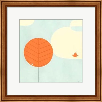 Framed Citrus Grove I Print