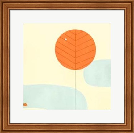 Framed Citrus Grove III Print