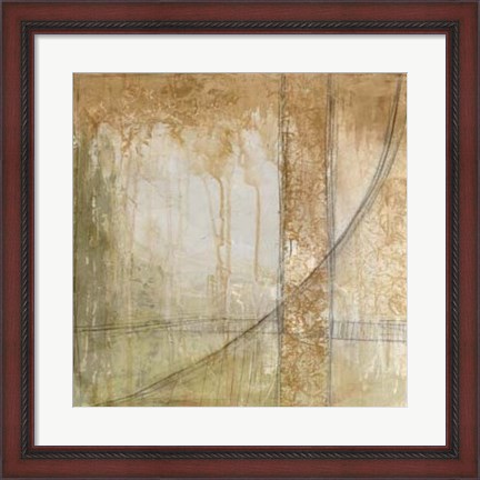 Framed Iron and Lace III Print