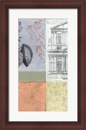 Framed Neo Victorian Collage IV Print