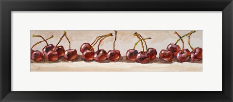 Framed Cherries I Print
