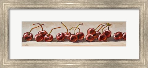 Framed Cherries II Print