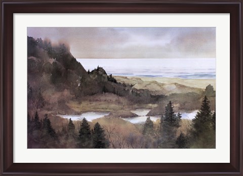Framed Oregon Coast, 1985 Print