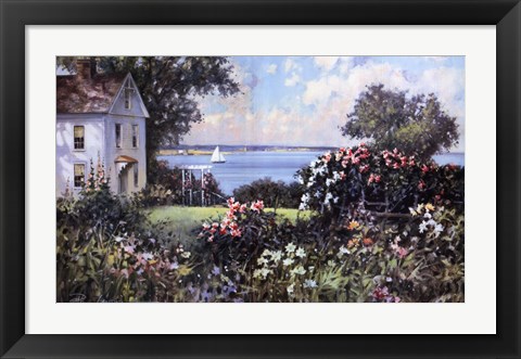 Framed New England Garden Print