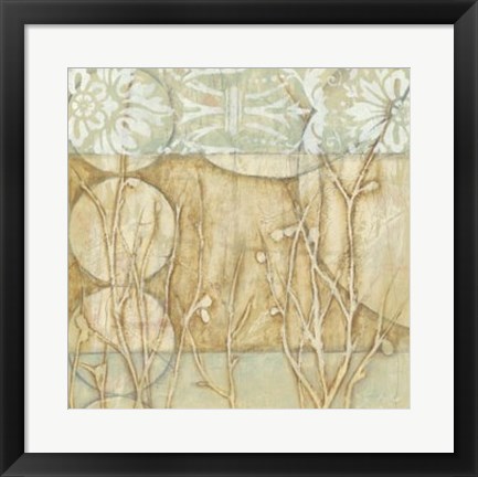Framed Willow and Lace II Print