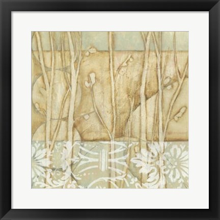 Framed Willow and Lace IV Print