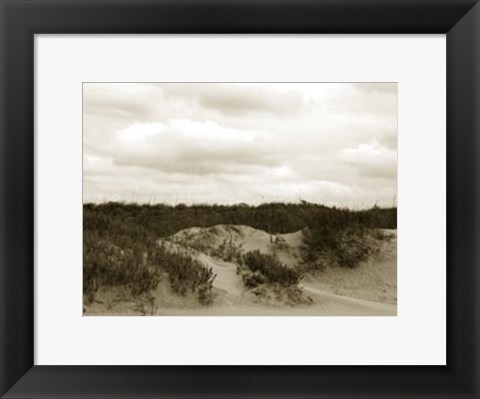 Framed Ocracoke Dune Study II Print