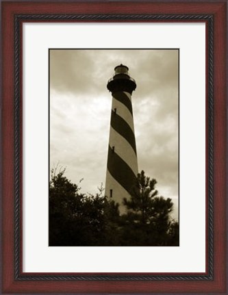 Framed Hatteras Island Lighthouse Print