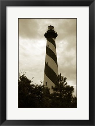 Framed Hatteras Island Lighthouse Print