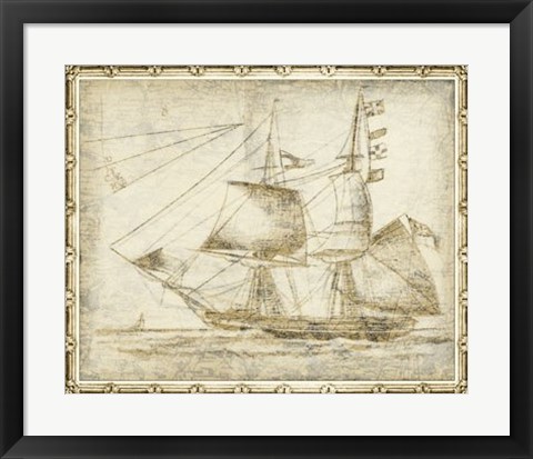 Framed Ghost Ship II Print