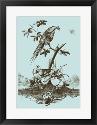 Framed Avian Toile III Print
