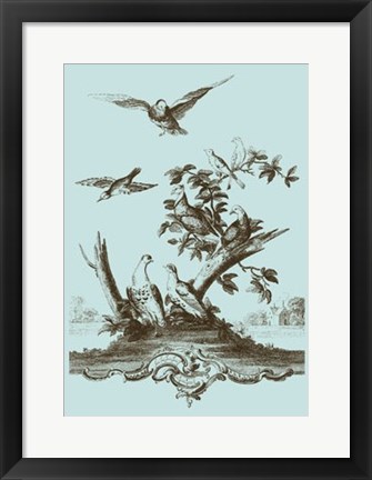 Framed Avian Toile IV Print