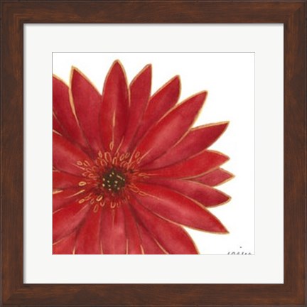 Framed Bright Blossoms II Print