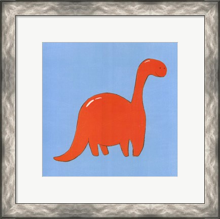 Framed Brontosaurus Print