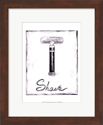 Framed Shave Print