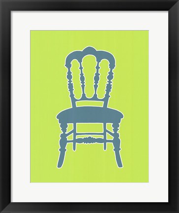 Framed Graphic Chair III Print