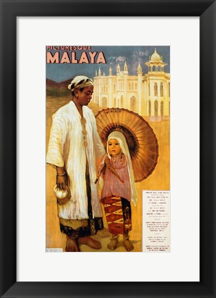 Framed Picturesque Malaya Print