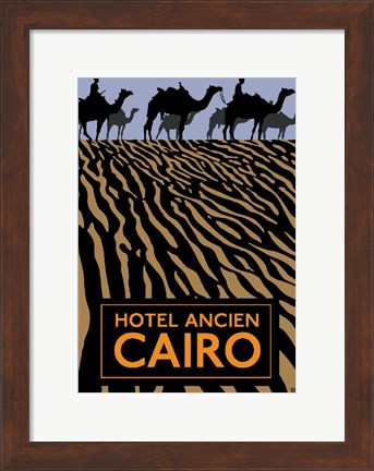 Framed Hotel Ancien - Cairo Print