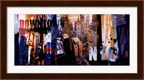 Framed Downtown, NYC Print
