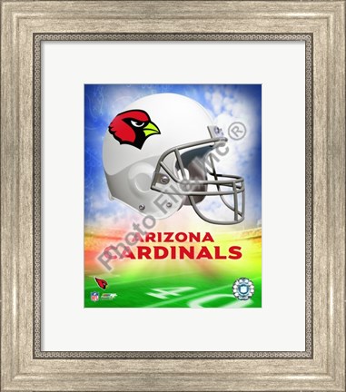 Framed 2009 Arizona Cardinals Team Logo Print