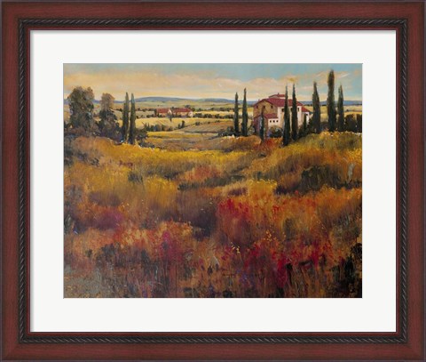 Framed Tuscany I Print