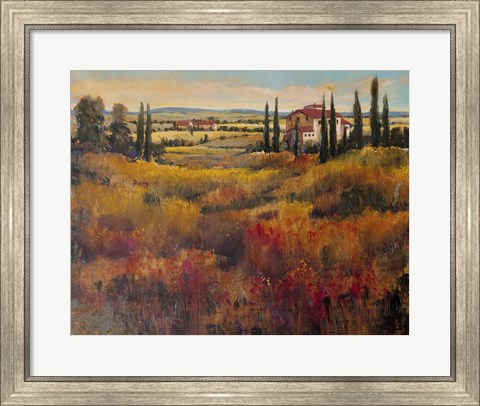 Framed Tuscany I Print