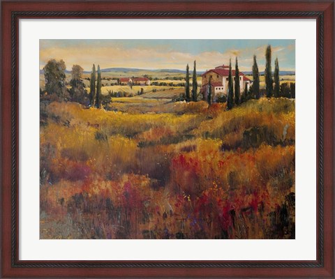 Framed Tuscany I Print