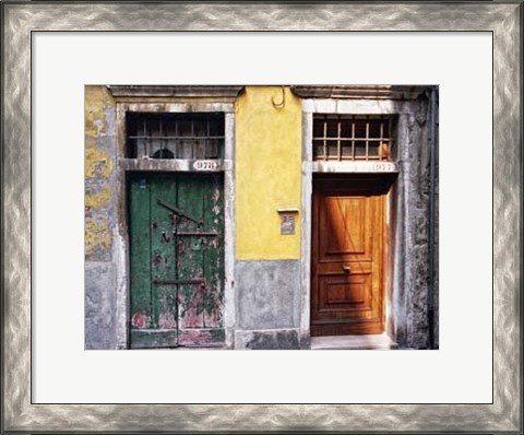 Framed Weathered Doorway VII Print