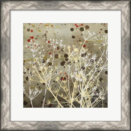 Framed Weeds II Print