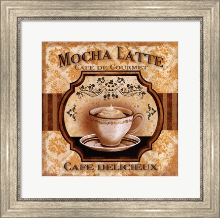 Framed Mocha Latte Print