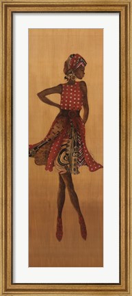 Framed Ebony Style I Print