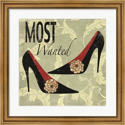 Framed Most Wanted Print
