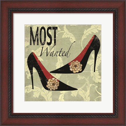 Framed Most Wanted Print