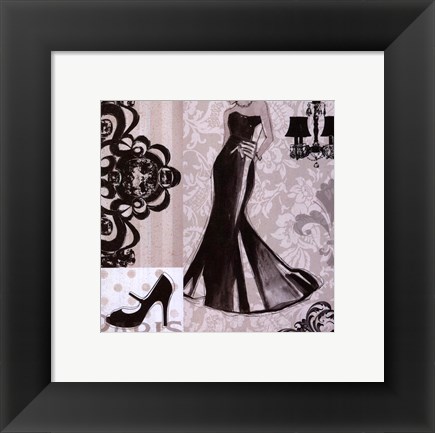 Framed Little Black Dress Print