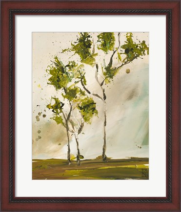 Framed Calli Trees I Print