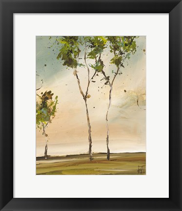 Framed Calli Trees II Print