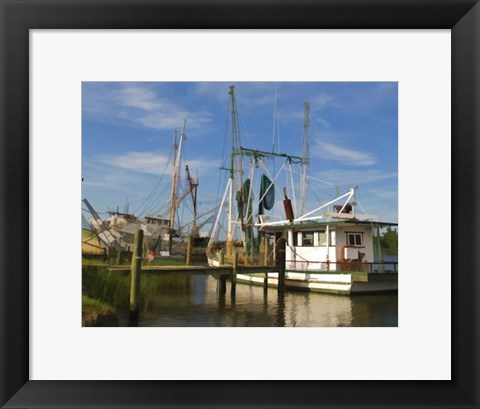 Framed Small Safe Harbor I Print