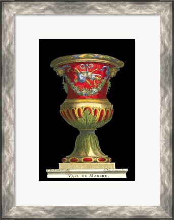 Framed Small Vase with Instruments (IP) Print