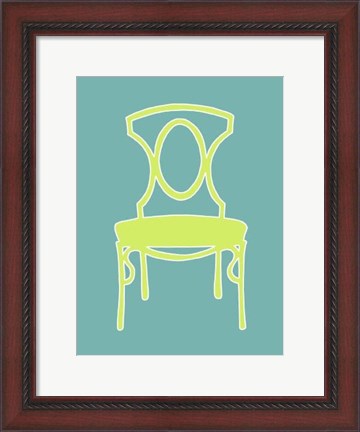 Framed Small Graphic Chair I (U) Print