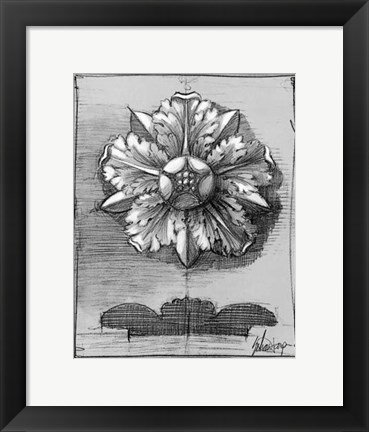 Framed Custom Classical Sketch II (U) Print