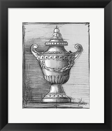 Framed Custom Classical Sketch IV (U) Print